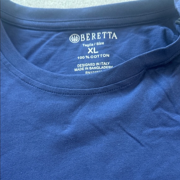 Beretta Men's Navy Blue Short Sleeve Tee - Picture 2 of 4